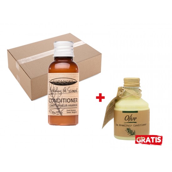 Pachet 1x Balsam De Par 30 Ml - Botanika si GRATUIT 50 buc Balsam ingrijire par premium - AQAS Olive, 45ml