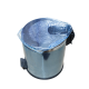 RESIGILAT 4 - Cos de gunoi din inox, 20 L, carcasa rezistenta, inoxidabila, AQAS