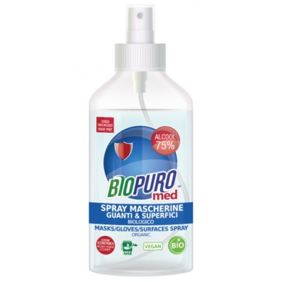 Spray igienizant pentru masca, manusi si suprafete bio 250ml Biopuro                                