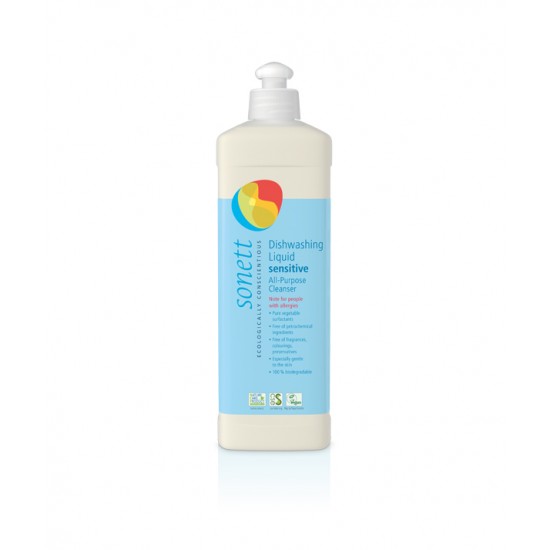 DETERGENT ECOLOGIC PT. SPALAT VASE - NEUTRU 1L Sonett