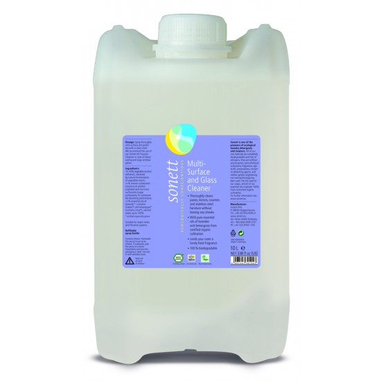 DETERGENT ECOLOGIC PT. STICLA SI ALTE SUPRAFETE 10L Sonett