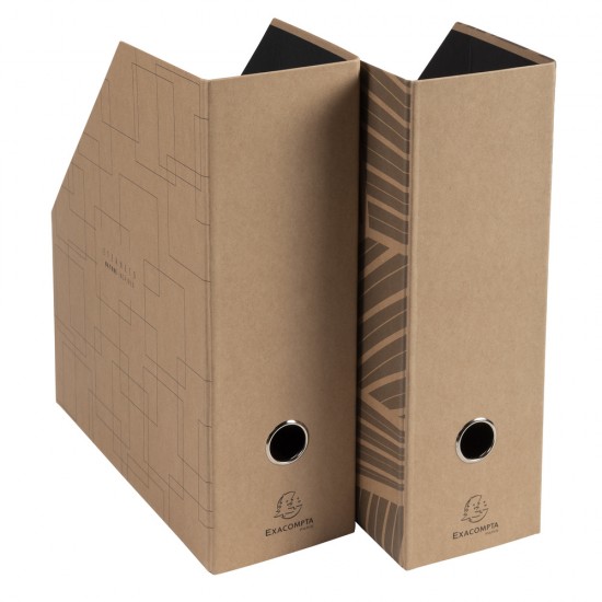 Suport vertical carton Exacompta Eterneco, A4, 31x25 cm, 2 bucati/set