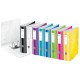 Biblioraft Leitz Active WOW 180°, A4, 75 mm, polyfoam, verde metalizat