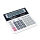 Calculator de birou Donau Tech, 155 x 152 x 28 mm, 12 digiti, alb