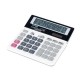 Calculator de birou Donau Tech, 155 x 152 x 28 mm, 12 digiti, alb