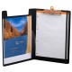 Clipboard dublu Exacompta, cu buzunar interior si elastic PP, A4, negru