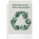 Folie de protectie Esselte Recycled, PP, 70 microni, A4 , 100 bucati/set