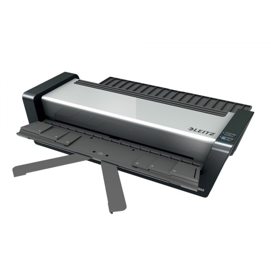 Laminator Leitz iLAMTouch Turbo Pro, A3, kit folii laminare inclus, argintiu