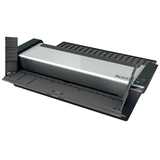 Laminator Leitz iLAMTouch Turbo Pro, A3, kit folii laminare inclus, argintiu