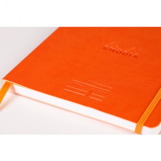 Meeting Book A5+ Rhodiarama, 80 file, tangerine