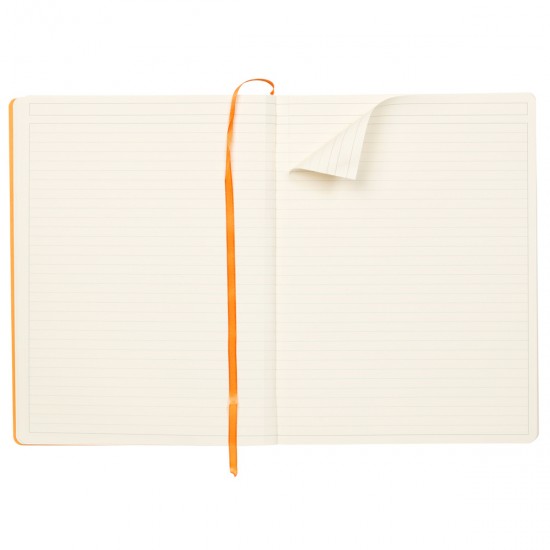 Notebook  A4+ Rhodiarama, 80 file, ivory dictando, taupe