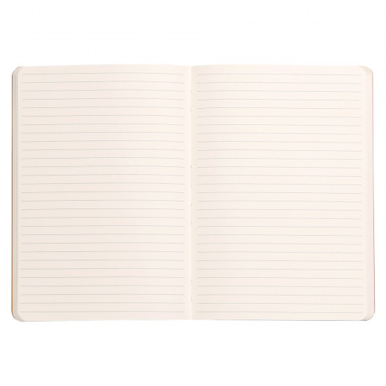 Notebook A5 Rhodiarama, 80 file, ivory, dictando, rosu