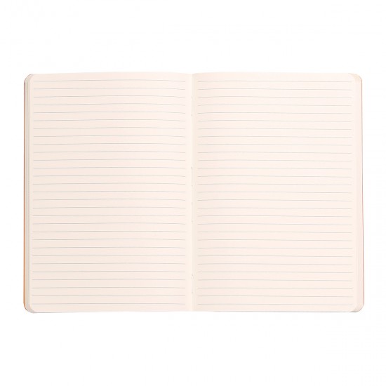 Notebook A5 Rhodiarama, 80 file, ivory, dictando, safir