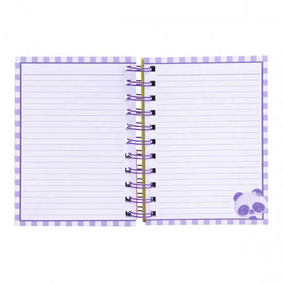 Notes A6 cu spira Bangoberry Pally Panda, 280 pagini