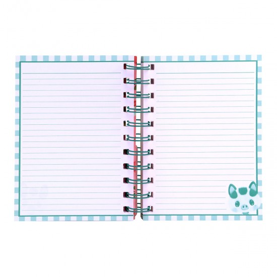 Notes A6 cu spira Bangoberry Piggy Porcusorul, 280 pagini