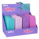 Penar siliconic Apli Soft Glitter, 185x75x55, diverse culori