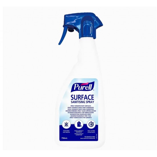 Spray dezinfectant Purell, pentru suprafete, 750 ml