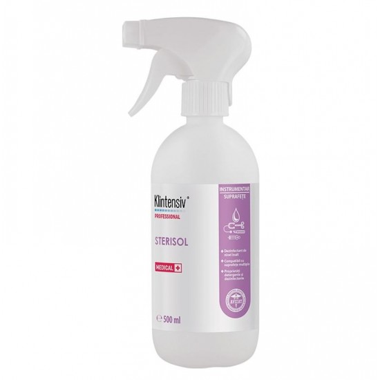 STERISOL™ – Dezinfectant pentru suprafete si instrumentar, 500 ml - Avizat MS