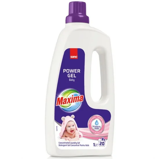 Detergent de rufe Sano Maxima Power Gel Baby (20sp) 1L