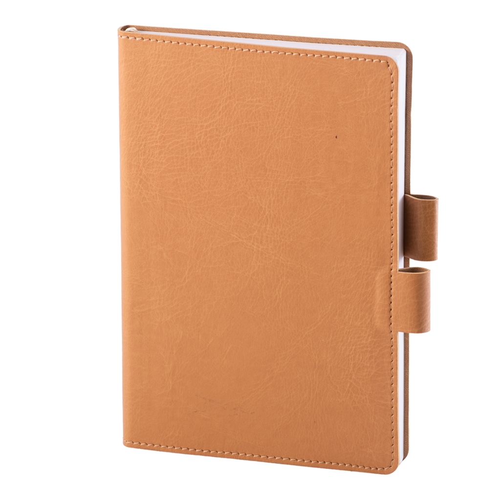 Notes Colored piele A5 liniat ivory bej