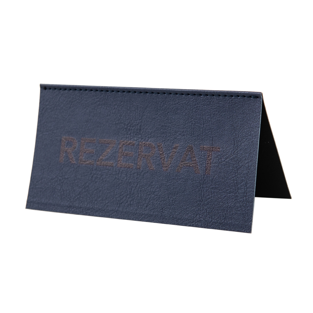 Suport rezervat LeatherLike piele PU interior/exterior lavabila albastru