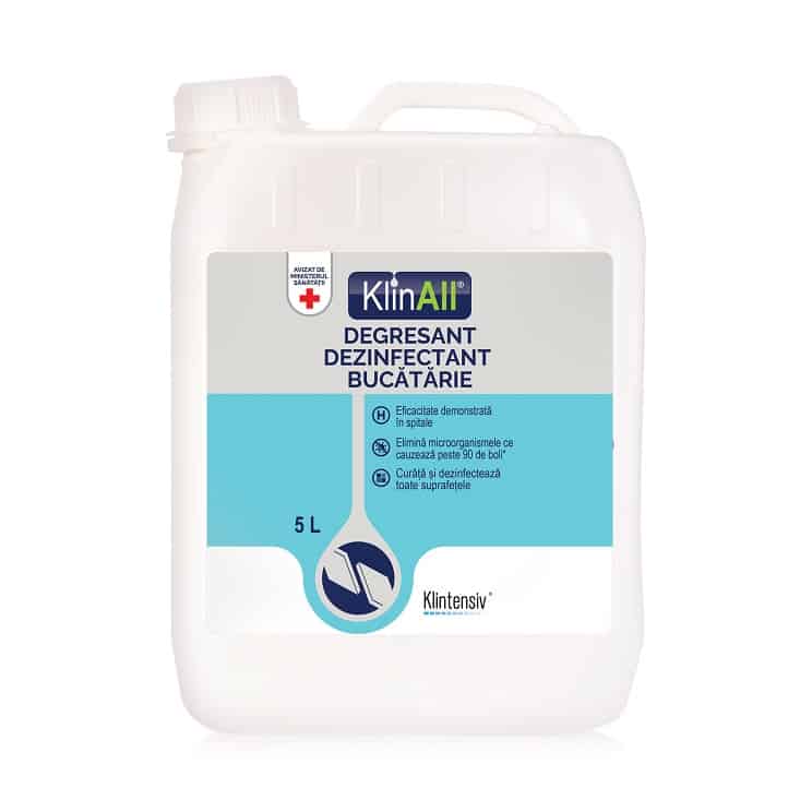 KlinAll®– Degresant dezinfectant bucatarie  5 l