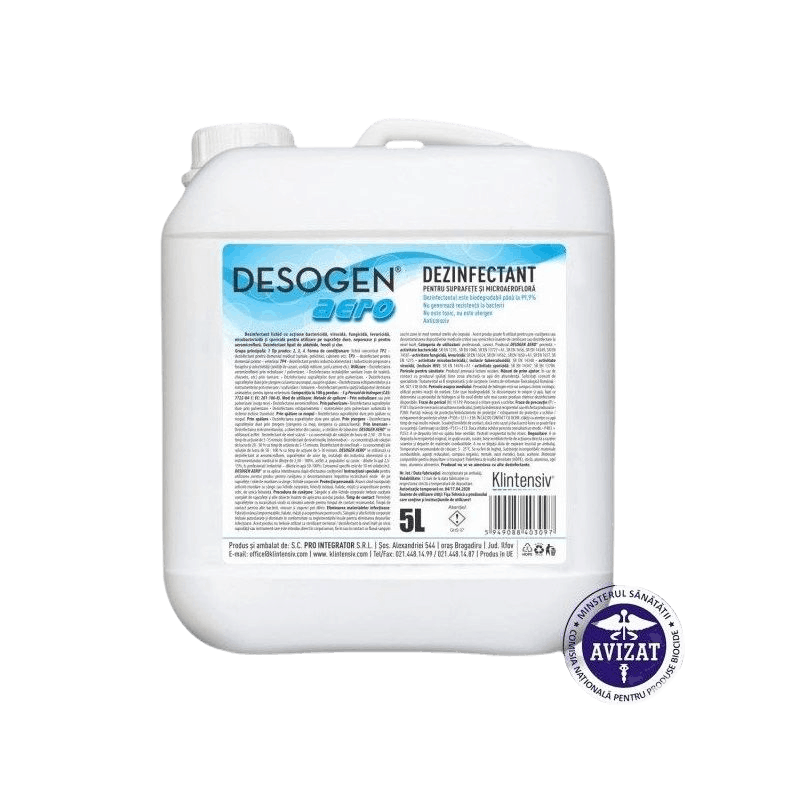 DESOGEN® AERO – Dezinfectant microaeroflora 5 litri
