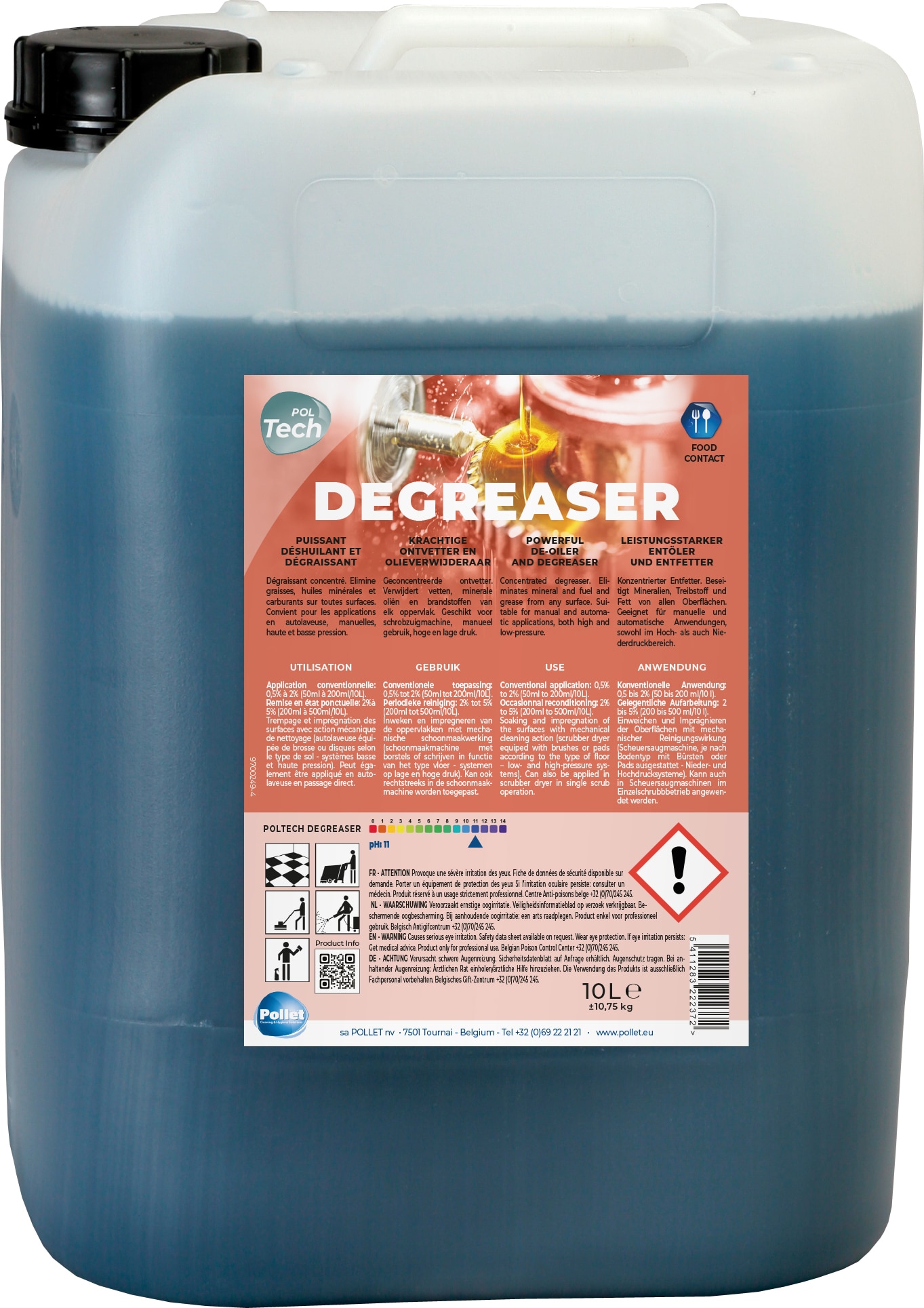 POLTECH DEGREASER 2000 EXP1 Degresant 10L