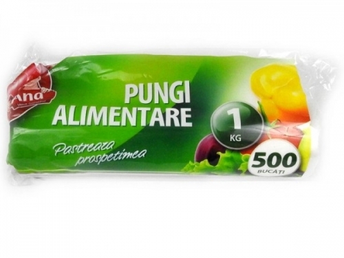 AZ Pungi Alimentare HDPE 1Kg 500buc/rola