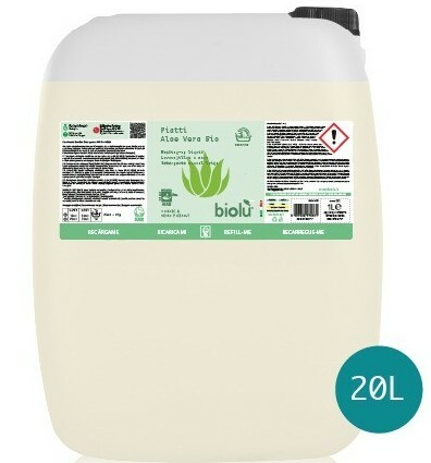 Detergent ecologic pentru spalat vase cu aloe vera  20L - Biolu