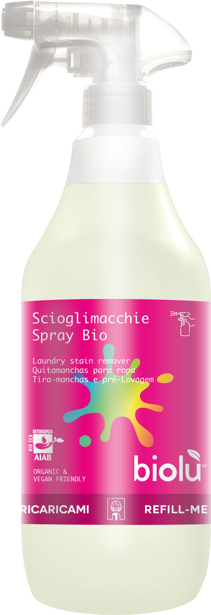 Detergent pentru scos pete spray ecologic 1L  Biolu