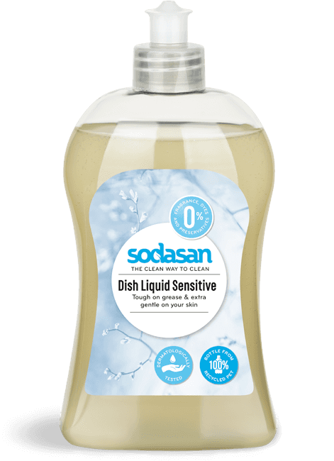 Detergent vase lichid bio Sensitiv 500ml SODASAN