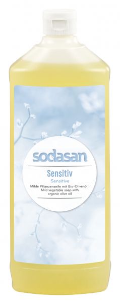 Sapun lichid - gel de dus bio sensitiv 1L Sodasan