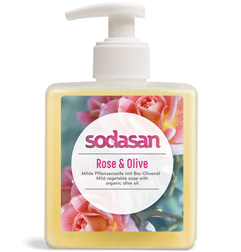 Sapun lichid gel de dus bio trandafir masline 300ml SODASAN