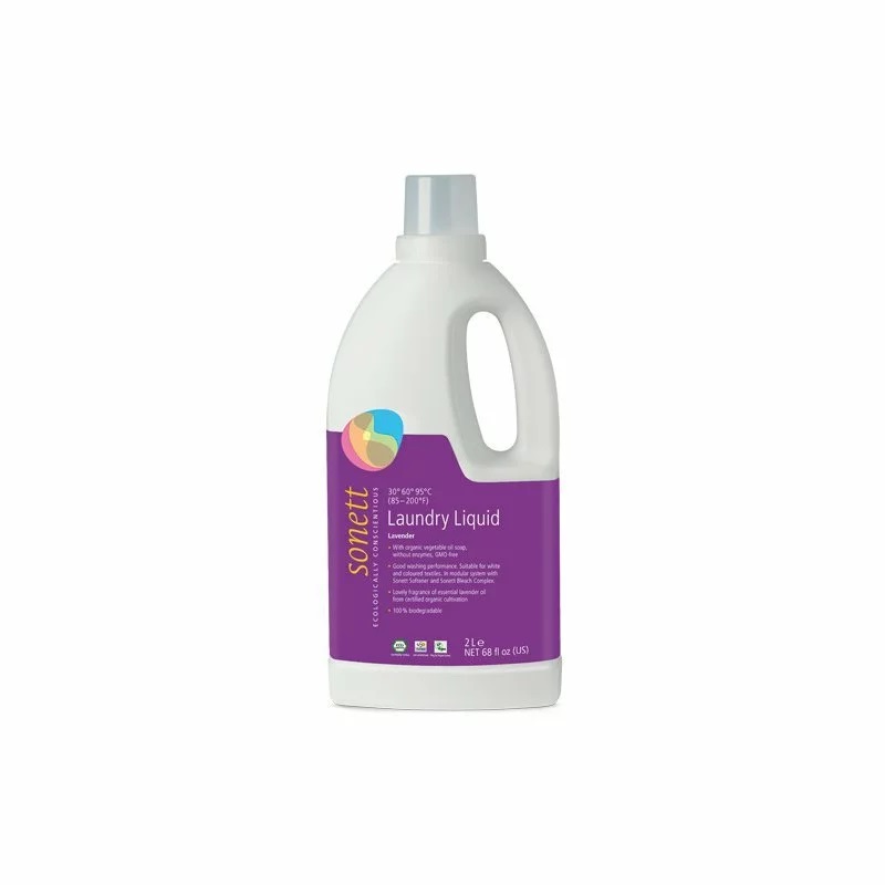 DETERGENT ECOLOGIC LICHID PT. RUFE ALBE SI COLORATE LAVANDA 2L Sonett