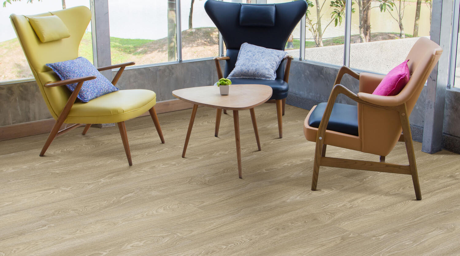 LVT ModularT 7 OAK STREET COLD BROWN