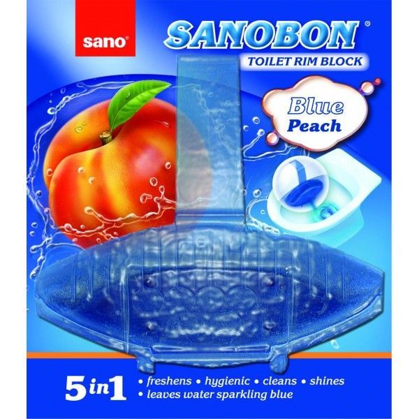 SANO BON BLUE PEACH 5in1 55g odorizant vas toaleta