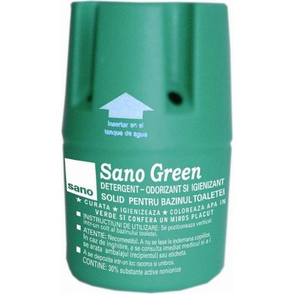 SANO GREEN odorizant bazin WC 150g