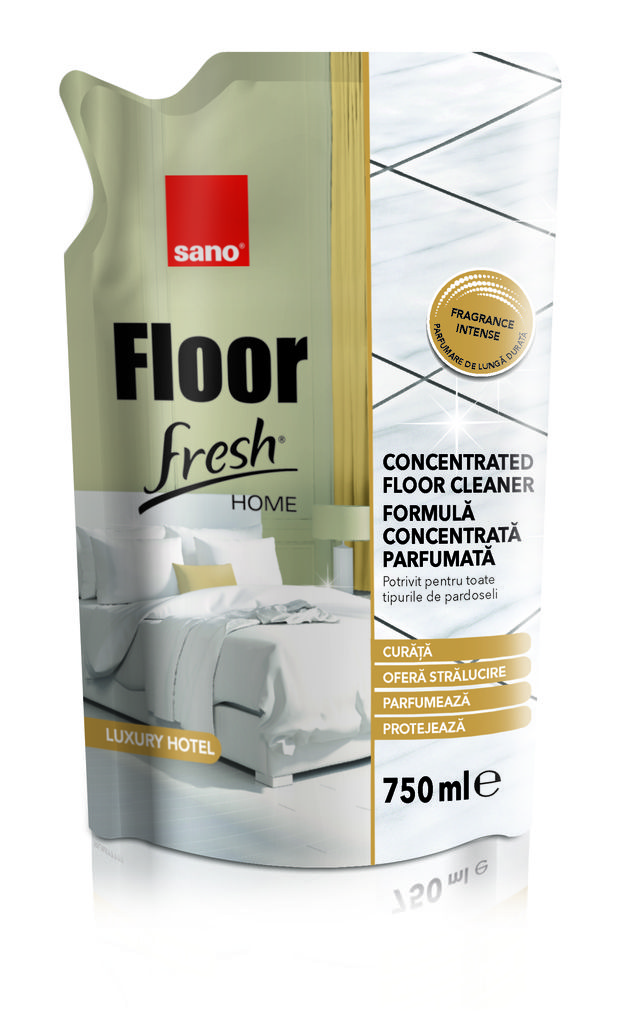 Detergent pardoseli Sano Floor Fresh Home Luxury Hotel 750 ml- rezerva