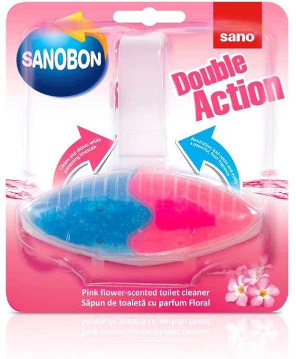 Odorizant WC Sano Bon Double Action 55g - Flower