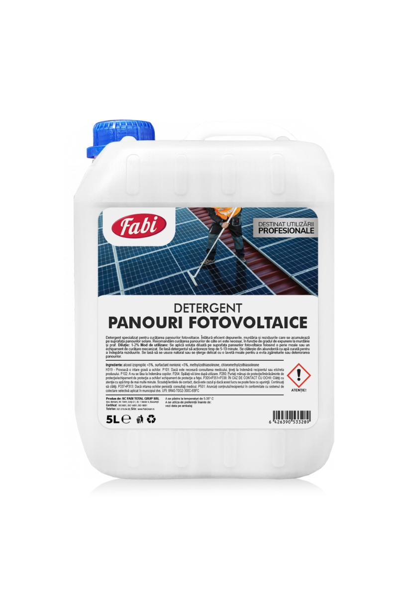 FABI Detergent pentru panouri fotovoltaice 5l