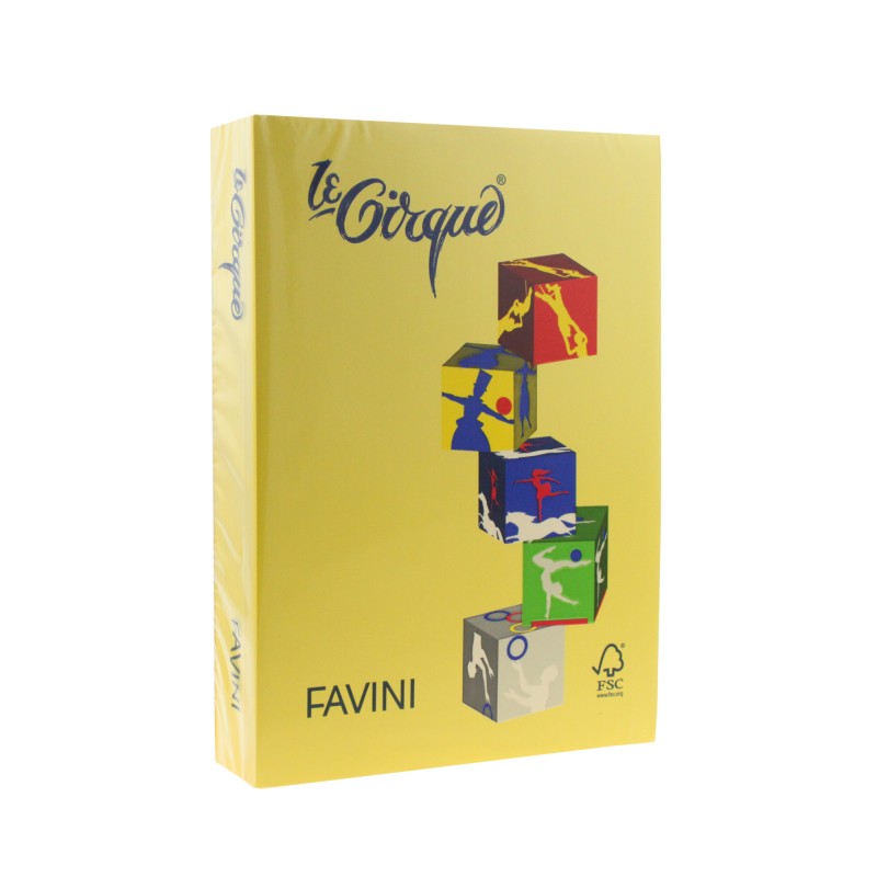 Carton color 160g/mp a4 galben inchis Favini-200