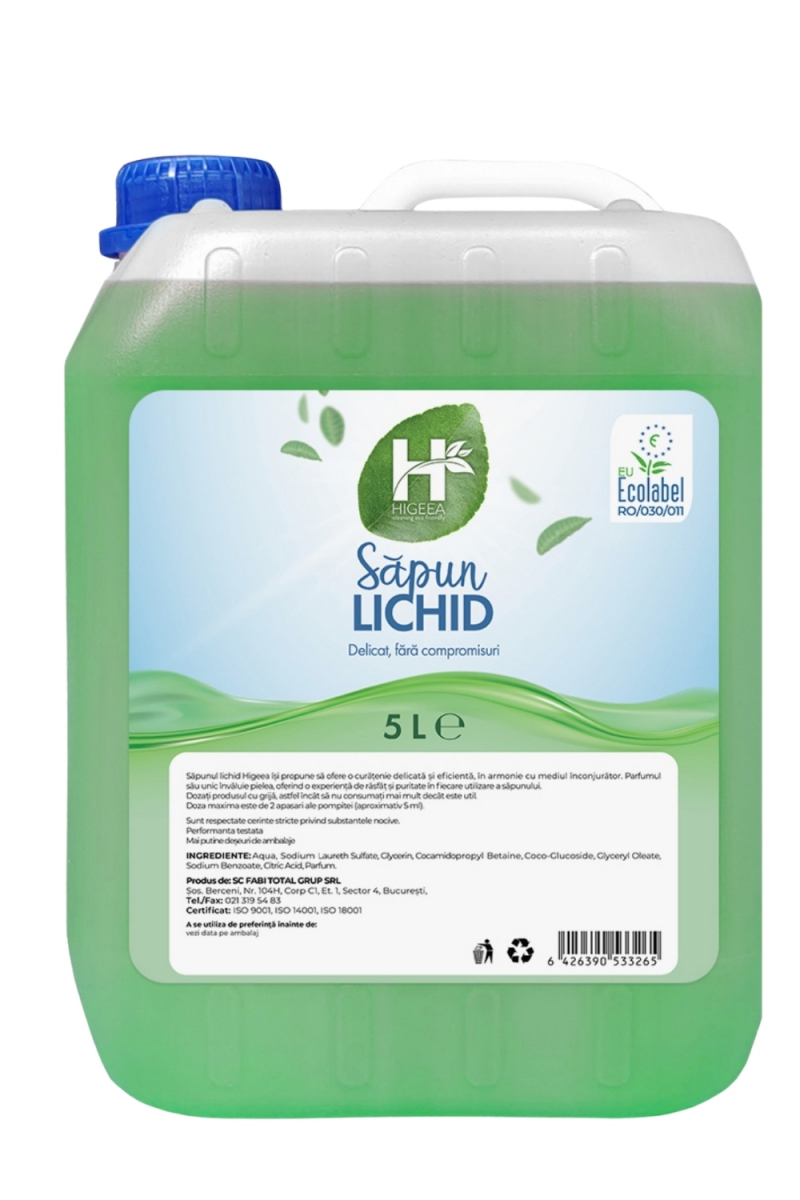 HIGEEA Sapun lichid - ECOLABEL 5L