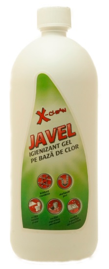 JAVEL - igienizant gel pe baza de clor 1L AQAS