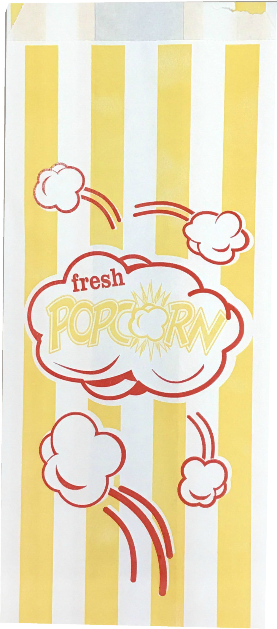 Punga Popcorn - Yellow 12 x 8 x 27cm - 1000 buc