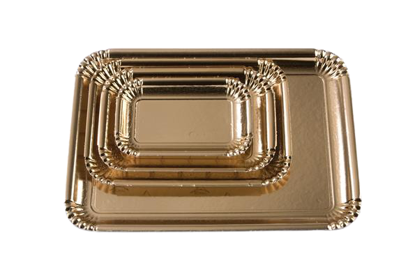 Tavite groase aurii "Luxor" - Tavita groasa aurie "Luxor" 20 4x28 8cm - 164 buc