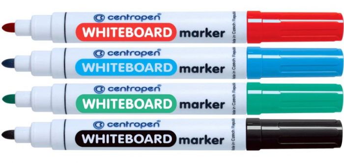 Whiteboard marker Centropen 8559 - 4 culori/set