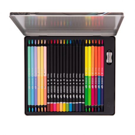 Creion color 24 cutie metalica daco cc424