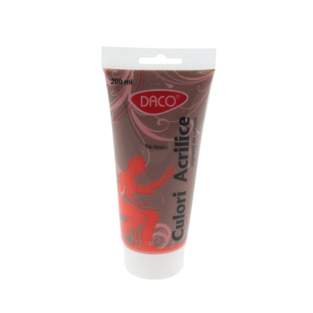 Culori acril 200ml daco rosu vermilon cu3200