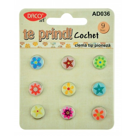 Accesorii craft - ad036 clema tip pioneza cochet